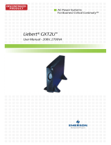 Liebert Liebert UPStation GXT2U User manual