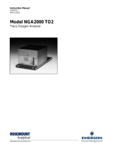 Emerson NGA 2000 Trace O2 Analyzer Module SW 2.2-Rev F User manual