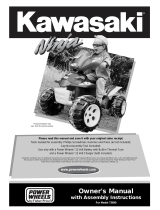 Power Wheels Kawasaki Ninja User manual