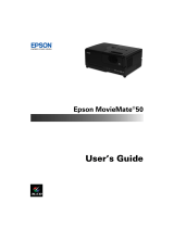Epson MovieMate 50 Owner's manual