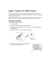 Epson PowerLite 9300i User manual