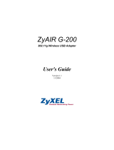 ZyXEL ZyAIR G-200 User manual