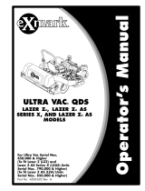 Exmark Ultra Vac QDS Laser Z User manual