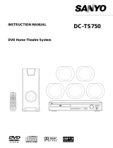Sanyo DC-TS750 User manual