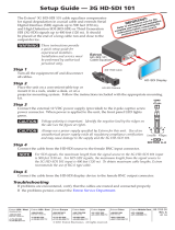 Extron 3G HD-SDI 101 User manual