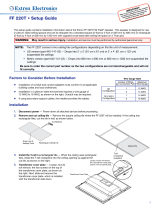 Extron FF 220T User manual