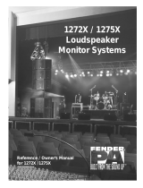 Fender 1272X User manual