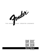 Fender BXR 300C User manual