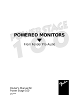 Fender PowerStage 100 User manual