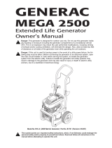 Generac MEGA 2500 User manual