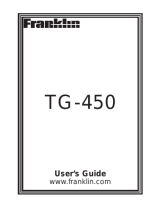 Ectaco Franklin TG-450 User manual