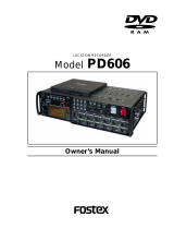 Fostex PD606 User manual