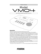 Fostex VM04 User manual