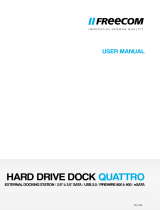 Freecom Hard Drive Dock Quattro User manual