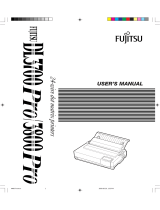 Fujitsu DL3750Pro and DL3850Pro User manual
