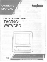 Symphonic W9TVCRG User manual