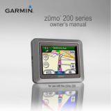 Garmin Zumo 200 User manual