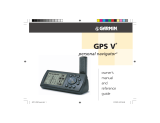 Garmin GPS V User manual