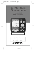 Garmin GPS 125 Sounder User manual