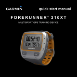 Garmin Forerunner 310 XT User manual