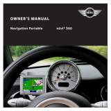 Garmin nuvi 360 GPS,OEM,MINI R56,NA User manual
