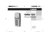 Garmin Geko 101 User manual