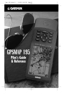 Garmin GPSMAP 195 User manual