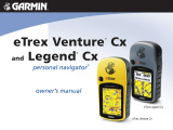Garmin eTrex Venture® Cx User manual