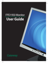 Gateway FPD1950 User manual