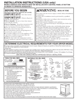 GE DSKS433EAAA User manual