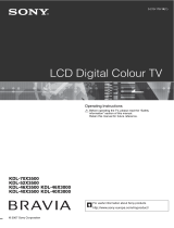 Sony KDL-46X3500 Owner's manual