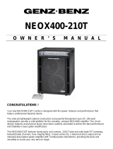 Genz Benz NEOX400-210T User manual