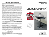 George Foreman GGR57 User manual