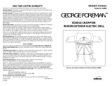George Foreman GGR62 User manual