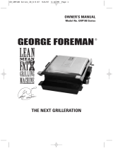 George Foreman GRP100 Series User manual