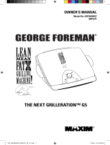 George Foreman GRP97P User manual