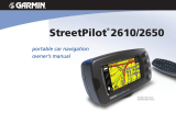 Garmin StreetPilot 2610 User manual