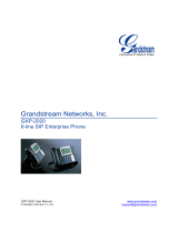 Grandstream Networks GXP-2020 User manual