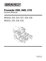 Gravely Promaster 272Z User manual