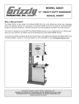 Grizzly G0531 User manual