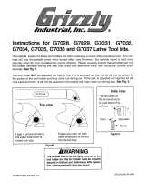 Grizzly G7034 Owner's manual