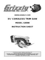 Grizzly G8598 User manual