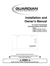 Generac Power Systems Guardian 04390-2 Owner's manual