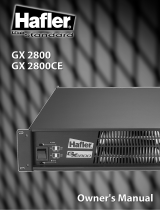 Hafler GX2800 User manual