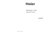 Haier EB-2485E User manual
