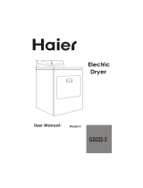 Haier GDZ22-2 User manual