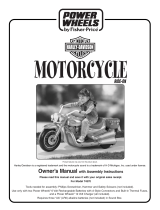 Fisher-Price Harley-Davidson Motorcycle Ride-on Owner's manual
