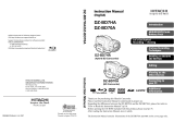 Hitachi DZ-BD70AF - BluRay 5.3MP DVD High Definition Camcorder User manual