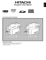 Hitachi DZ-HS303A User manual