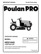 Poulan HDK19H42 User manual